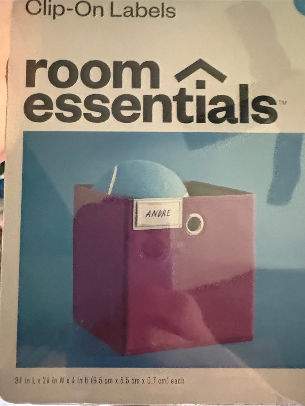 Part of 2/$15 Room Essentials Cream Clip-On Labels - Set of 3 Cards (9 Labels)